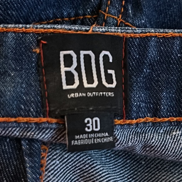 Urban Outfitters BDG High Waist Cropped Farmer Jeans OB1106847 Size 30 - Picture 12 of 12